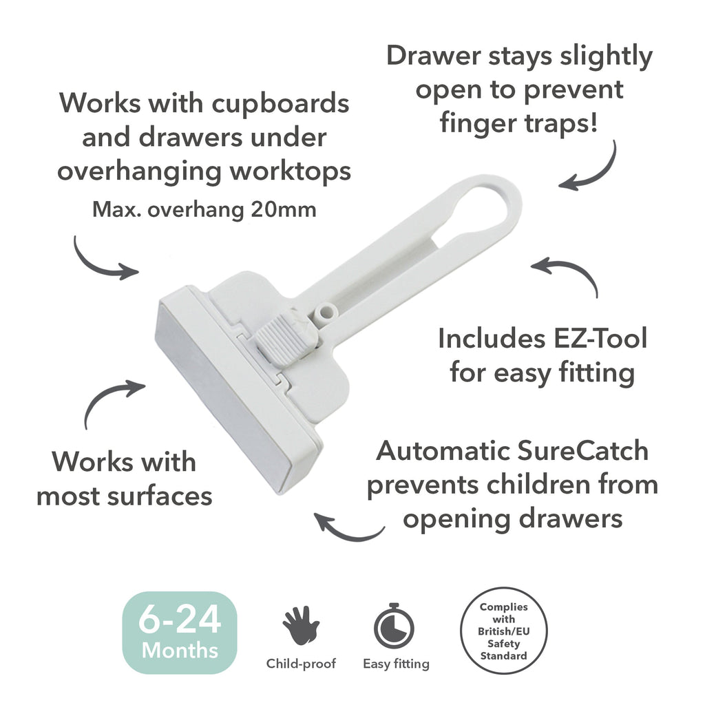 Fred Safety Top Drawer Catch (x2)