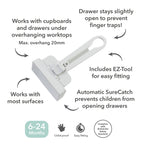 Fred Safety Top Drawer Catch (x2)