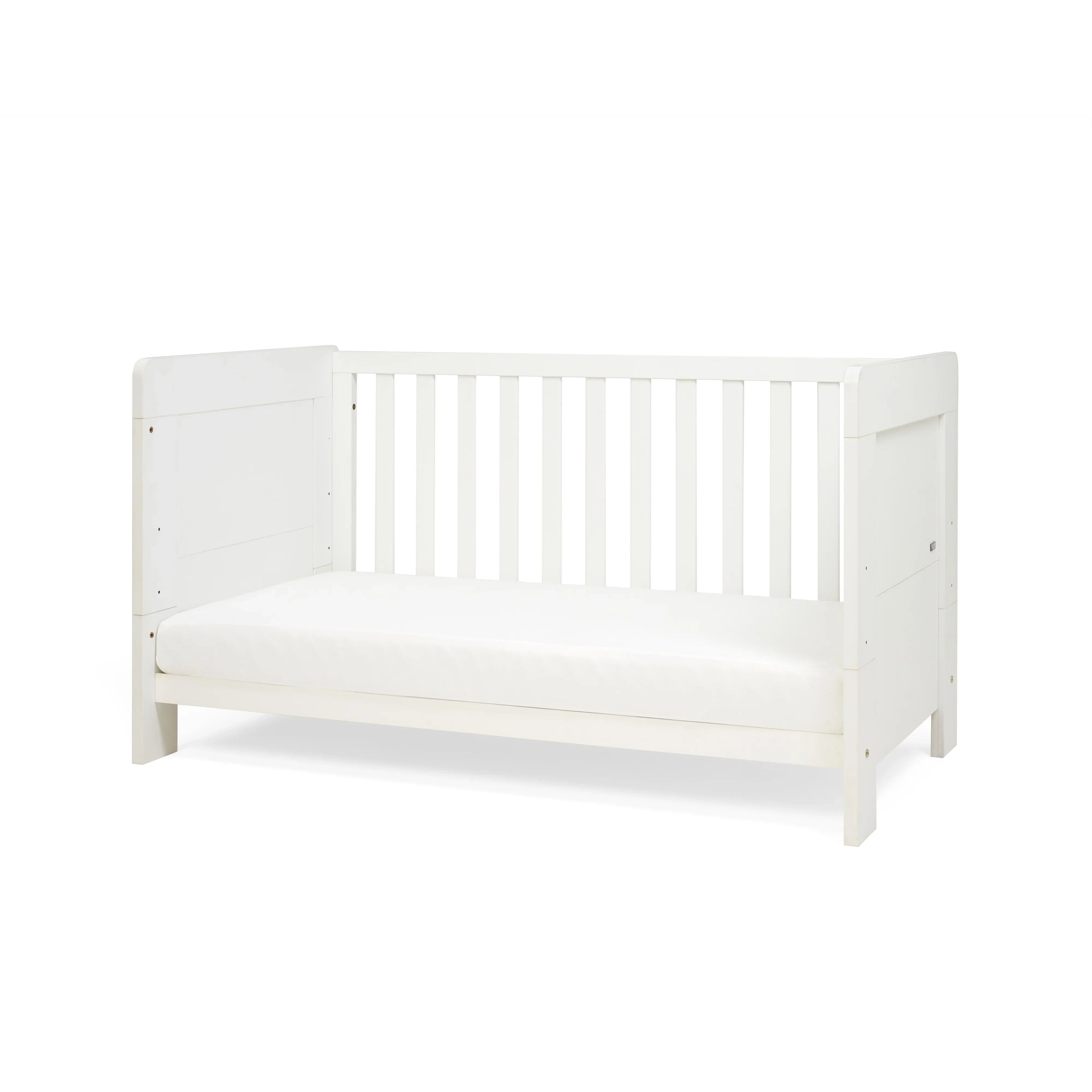 Tutti Bambini Essentials Alba Mini Cot Bed - White
