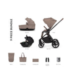 Venicci Claro 2 Comfort 3in1 Tiago Bundle - Almond