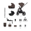 Venicci Claro 2 Ultimate 4in1 Tiago Plus Bundle - Chocolate