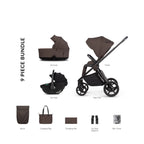 Venicci Claro 2 Comfort 3in1 Tiago Bundle - Chocolate