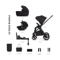 Venicci Claro 2 Luxury 4in1 Tiago Bundle - Noir