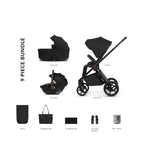 Venicci Claro 2 Comfort 3in1 Tiago Bundle - Noir