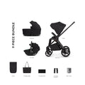 Venicci Claro 2 Comfort 3in1 Tiago Bundle - Noir
