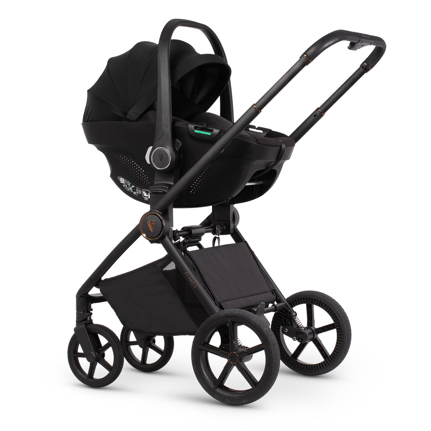 Venicci Claro 2 Comfort 3in1 Tiago Bundle - Noir