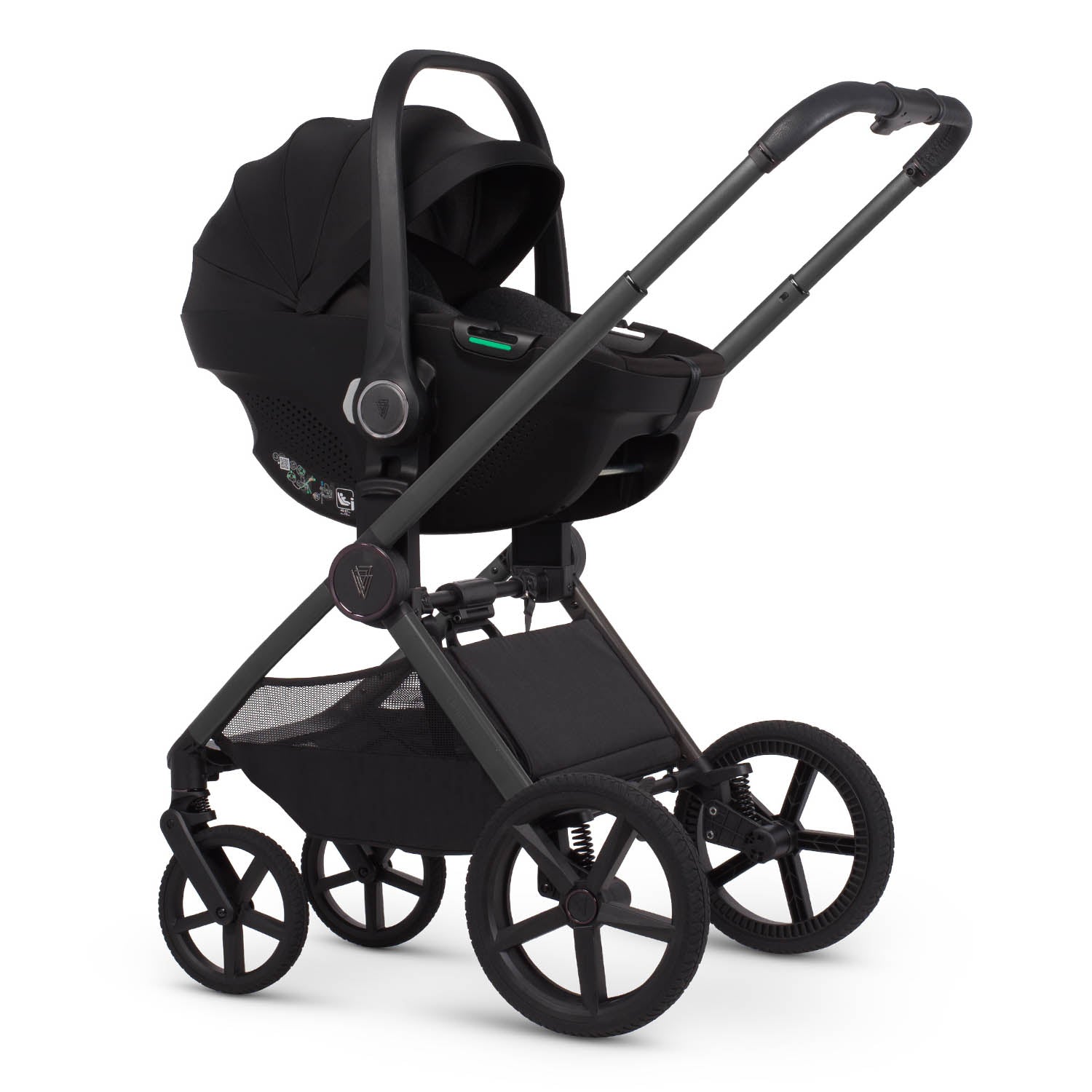 Venicci Upline 3 Comfort 3in1 Tiago 360 Car Seat Bundle - Aloe