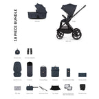 Venicci x Hunter Upline 3 Essential 2in1 Accessory Bundle - Navy