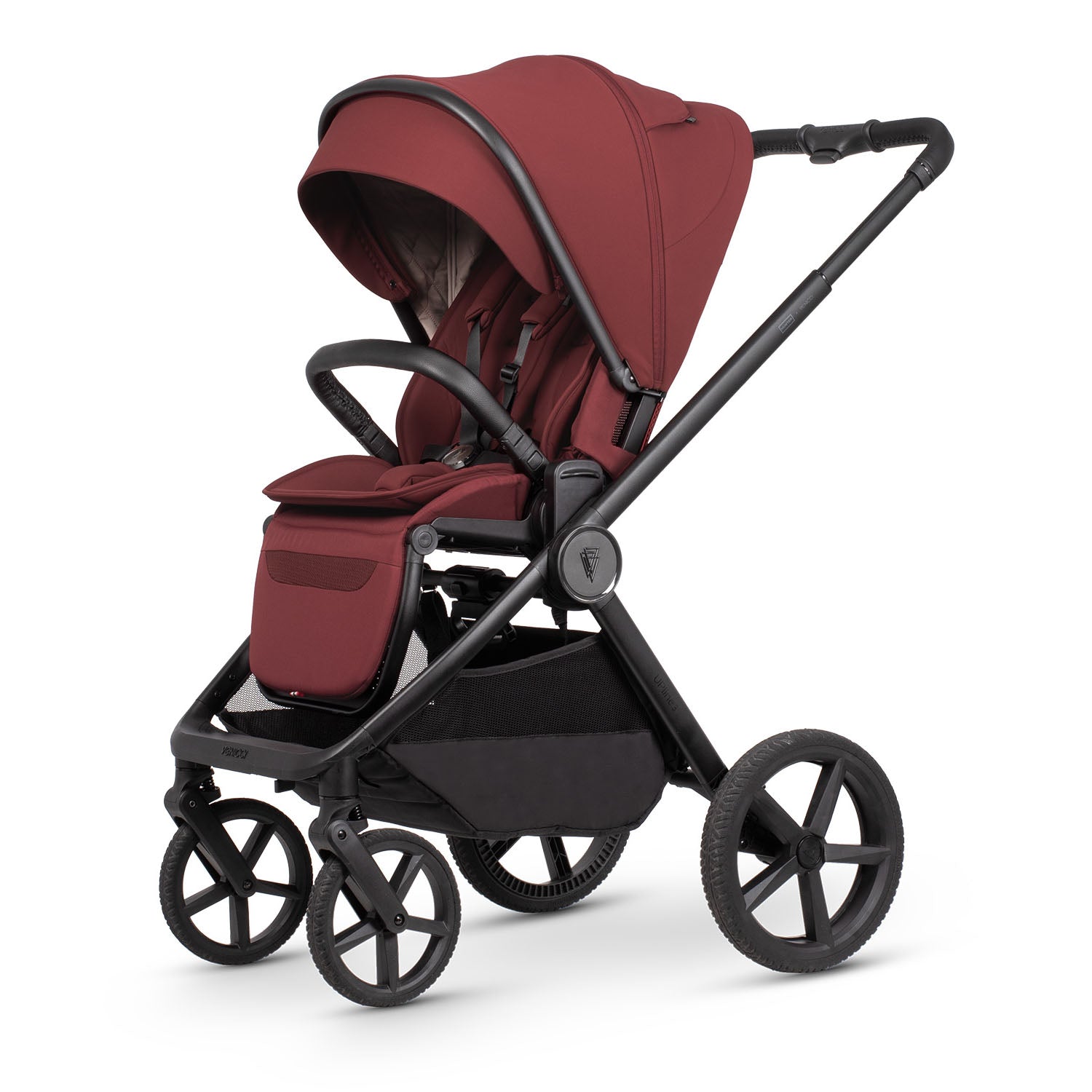 Venicci x Hunter Upline 3 Luxury 4in1 Tiago Car Seat & 360 Base Bundle - Red