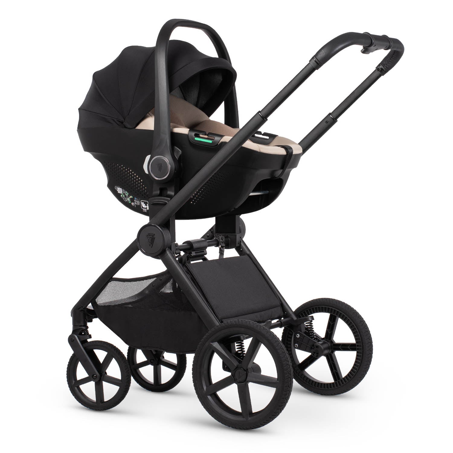 Venicci Upline 3 Ultimate 4in1 Plus Tiago Car Seat & 360 Base Bundle - Onyx