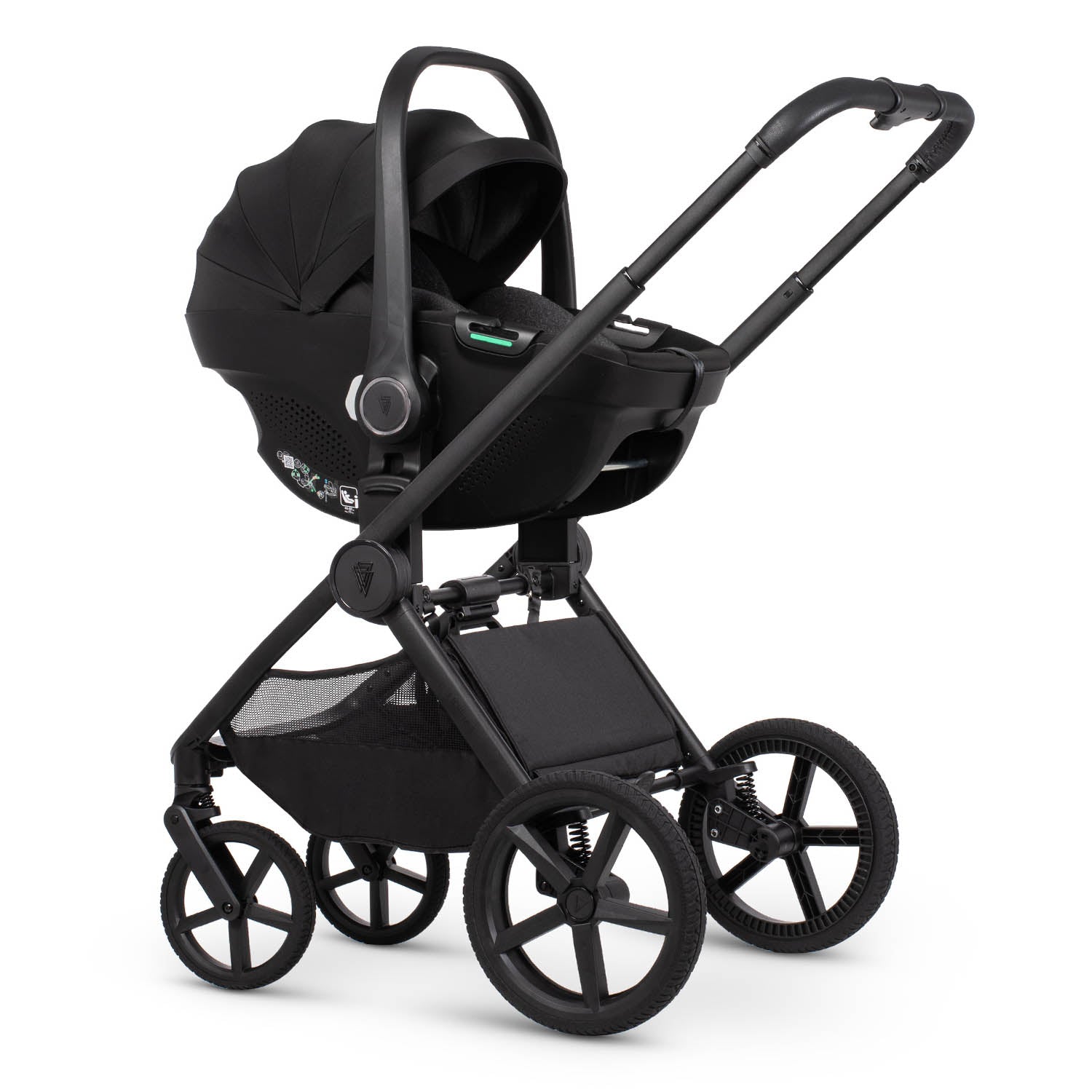 Venicci Upline 3 Ultimate 4in1 Plus Tiago Car Seat & 360 Base Bundle - Onyx