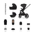 Venicci Upline 3 Comfort 3in1 Tiago 360 Car Seat Bundle - Onyx