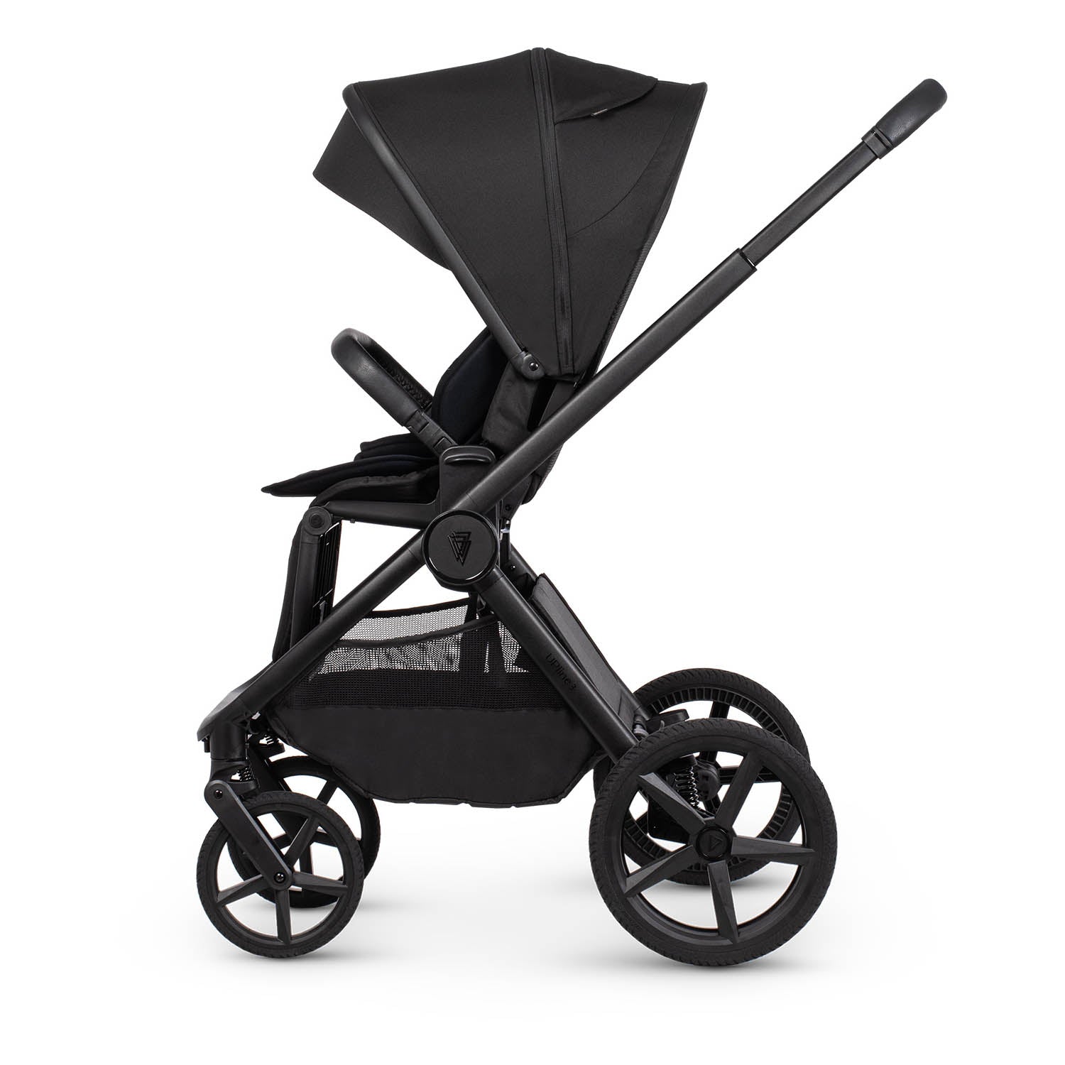 Venicci Upline 3 Luxury 4in1 Maxi-Cosi Pebble 360 Pro2 Car Seat & 360 Base Bundle - Onyx