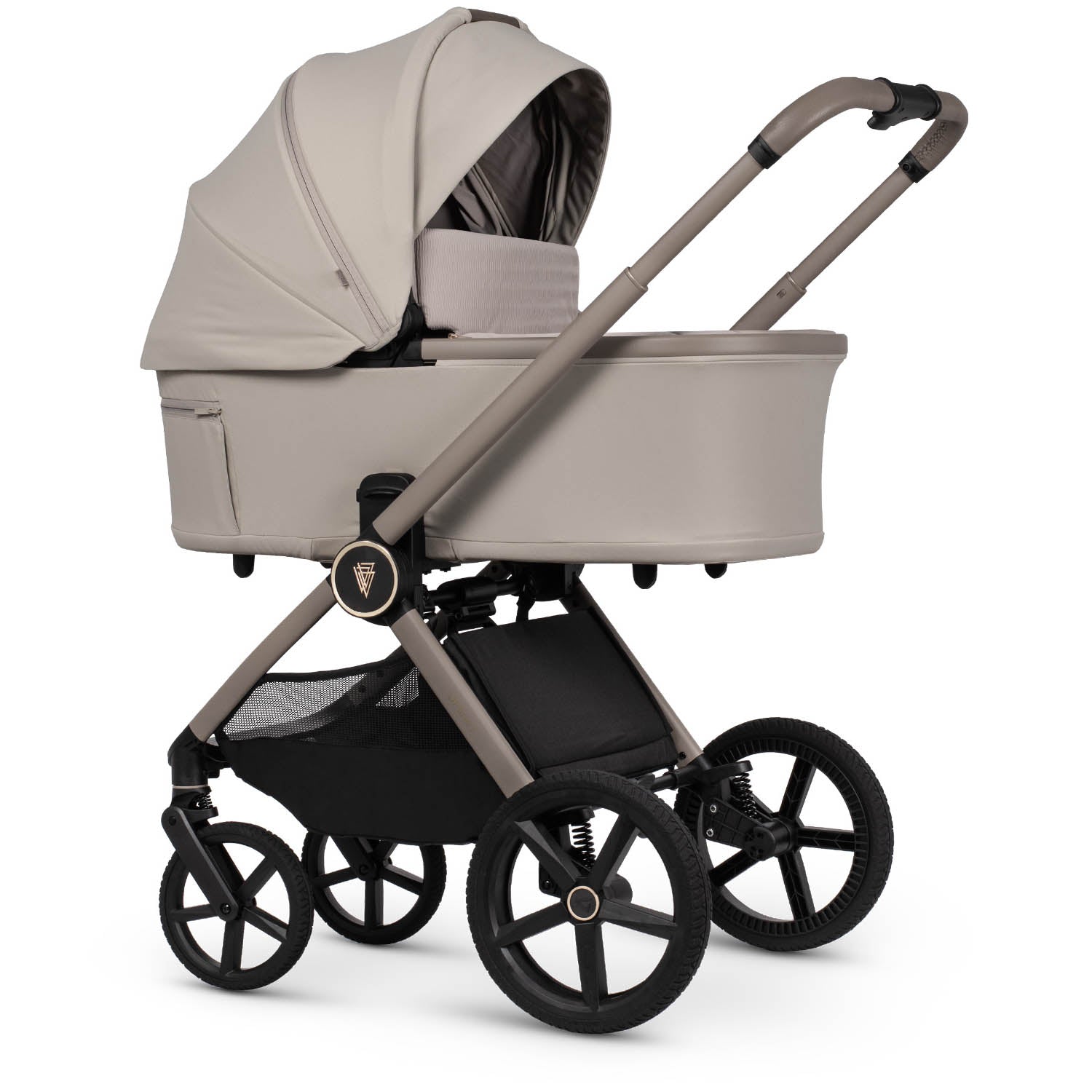 Venicci Upline 3 Comfort 3in1 Tiago 360 Car Seat Bundle - Pebble