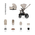 Venicci Upline 3 Essential 2in1 Accessory Bundle - Pebble