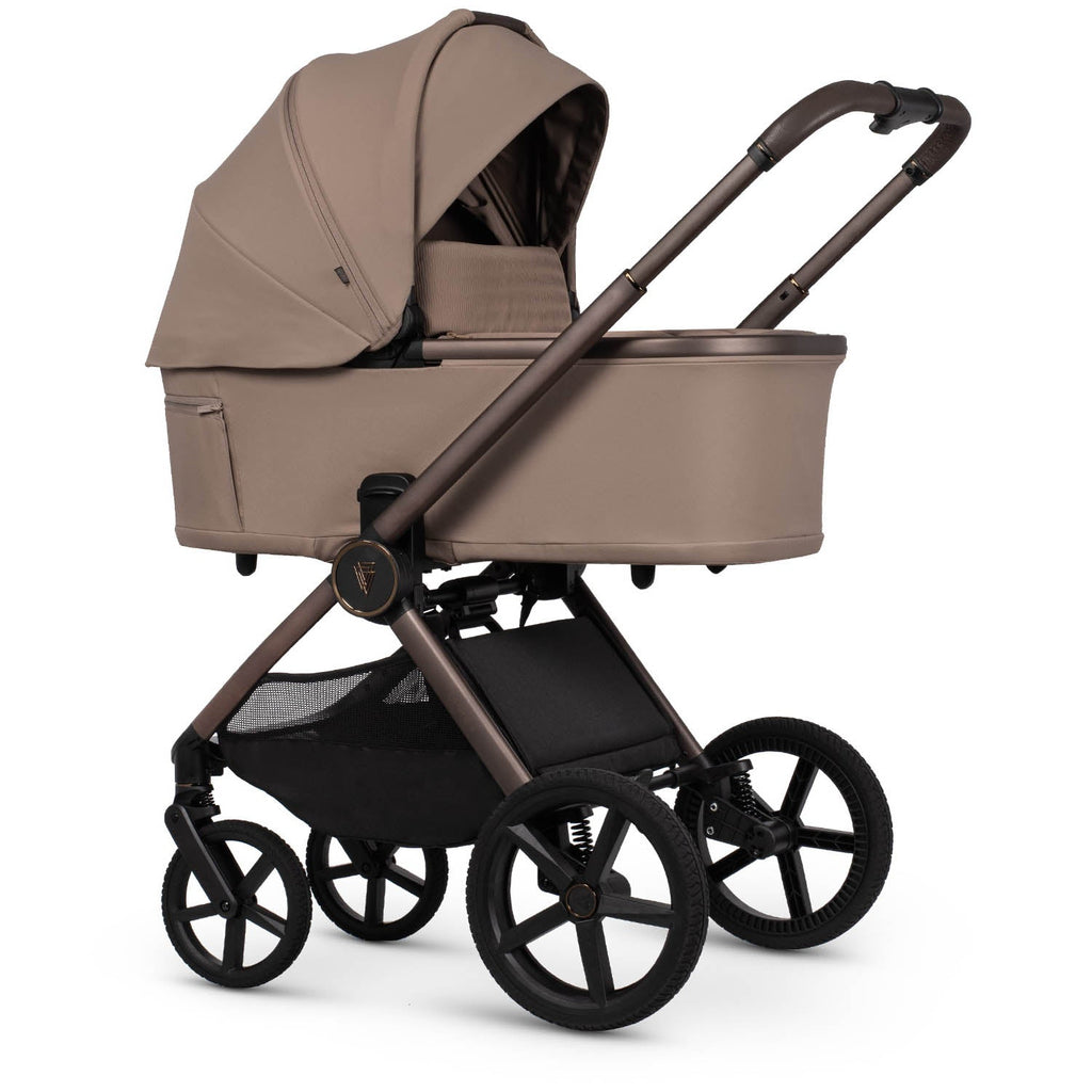 Venicci Upline 3 Luxury 4in1 Maxi-Cosi Pebble 360 Pro2 Car Seat & 360 Base Bundle - Sand