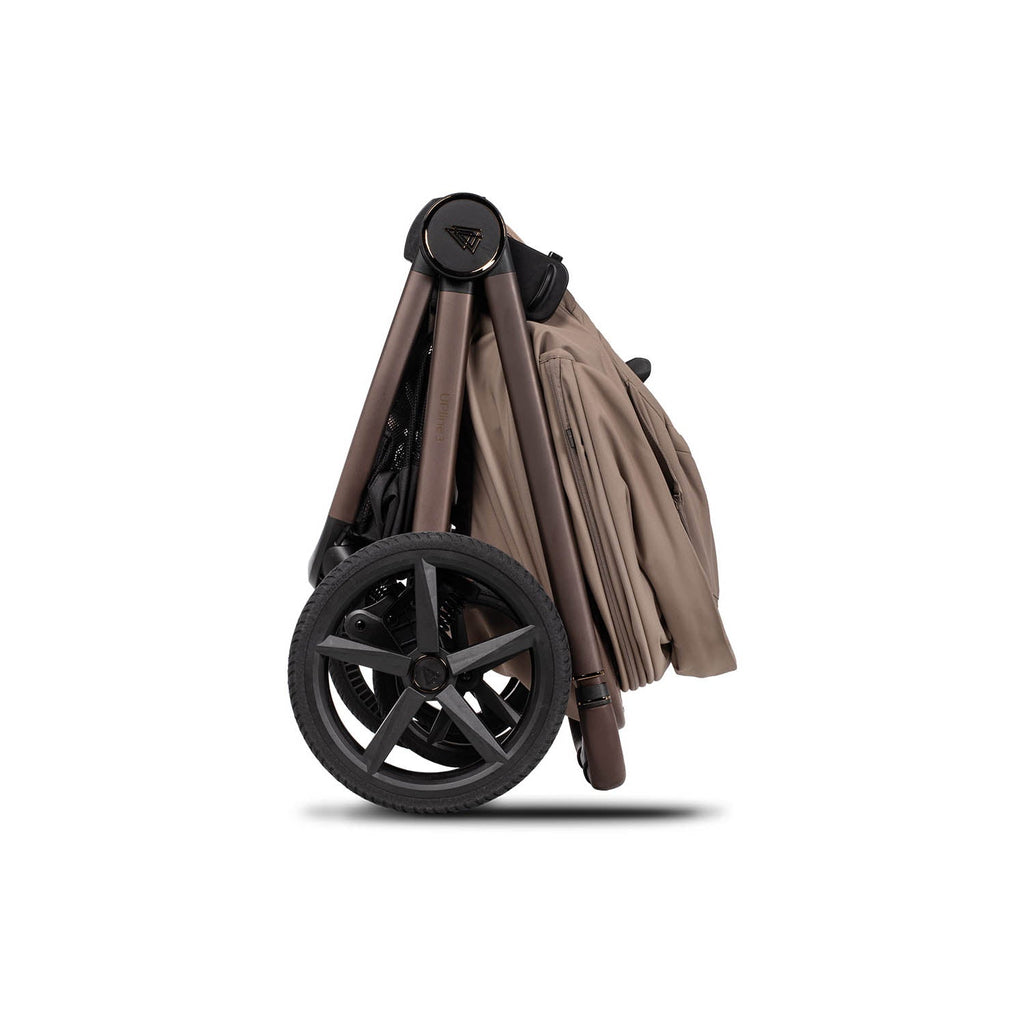 Venicci Upline 3 Luxury 4in1 Tiago Car Seat & 360 Base Bundle - Sand