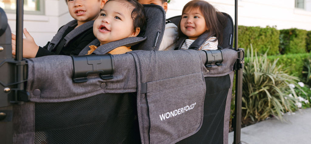Wonderfold W4 Elite Pro Quad Stroller Wagon