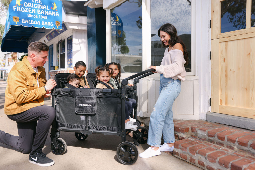 Wonderfold W4 Elite Pro Quad Stroller Wagon