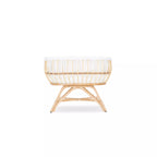 CuddleCo Aria Rattan Crib - Natural