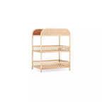 CuddleCo Aria Rattan Changing Table - Natural