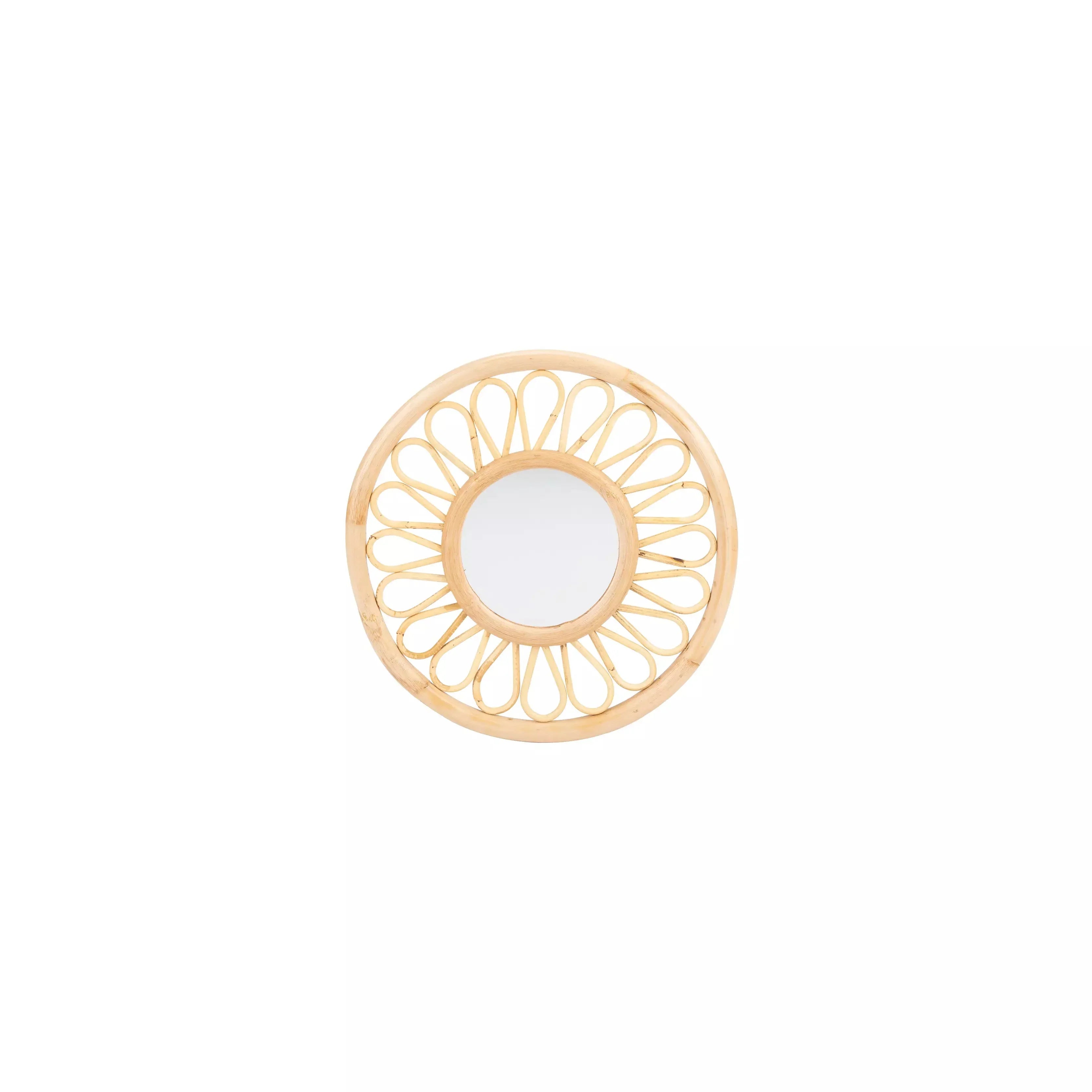 CuddleCo Aria Mirror - Rattan