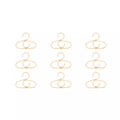 CuddleCo Aria Set of 9 Hangers - Rattan