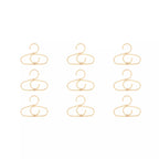 CuddleCo Aria Set of 9 Hangers - Rattan