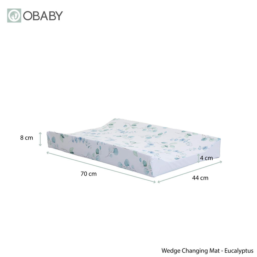 Obaby Wedge Changing Mat - Eucalyptus Print