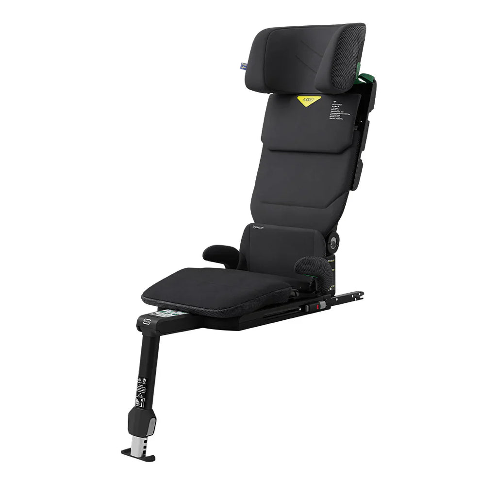 Axkid Up High Back Booster Car Seat - Coastal Storm Black 8