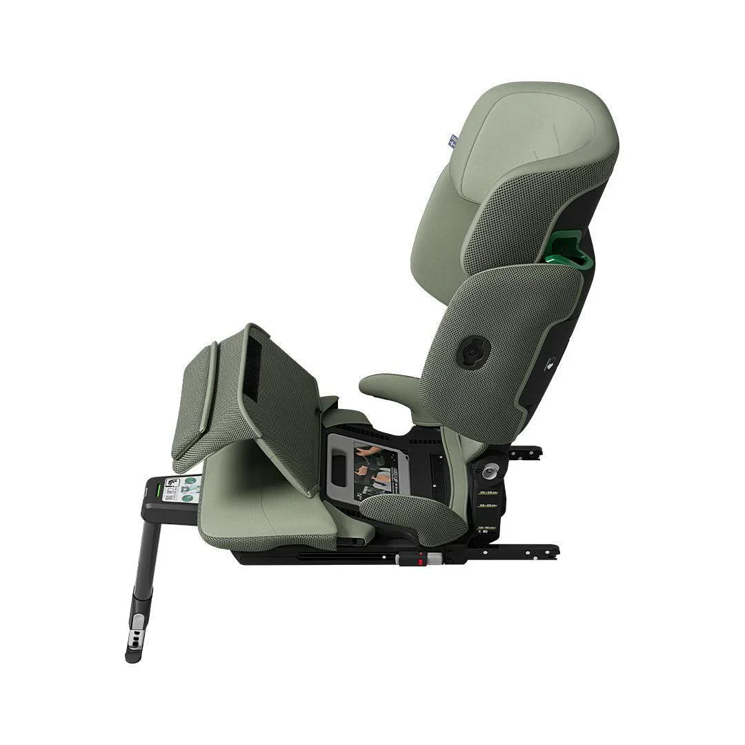 Axkid Up High Back Booster Car Seat - Nordic Bloom Green 6