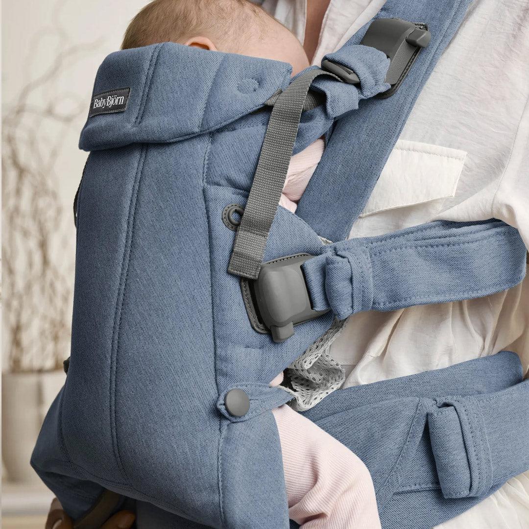 BabyBjorn Harmony Woven Melange - Blue