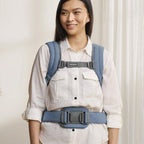 BabyBjorn Harmony Woven Melange - Blue