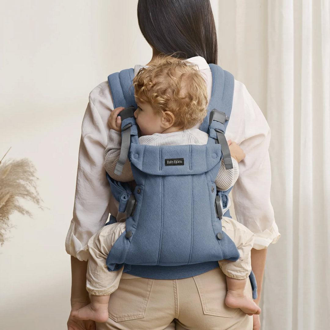 BabyBjorn Harmony Woven Melange - Blue