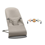 BabyBjorn Bouncer Bliss - 3D Jersey  - Sand Grey