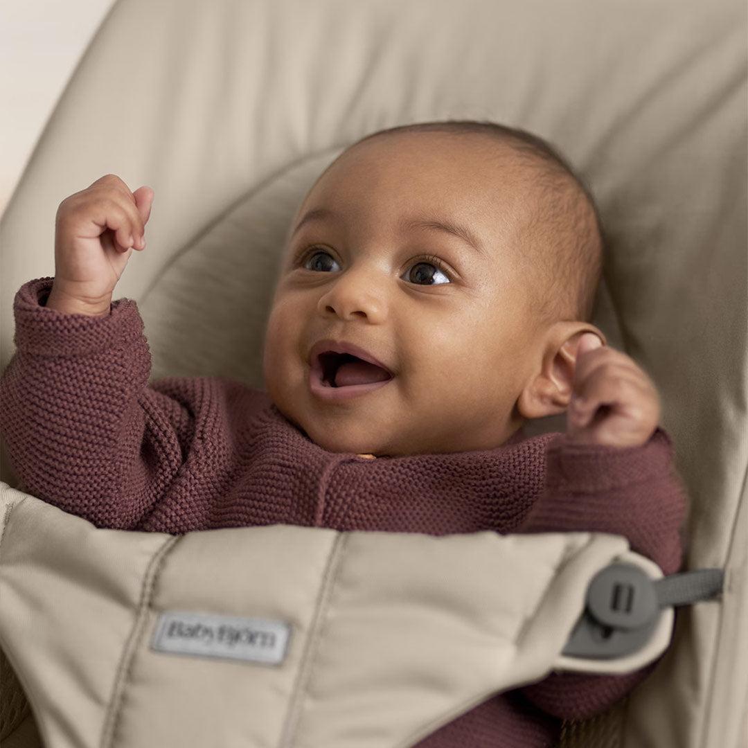 BabyBjorn Bliss Tri-Fabric - Sand Gray