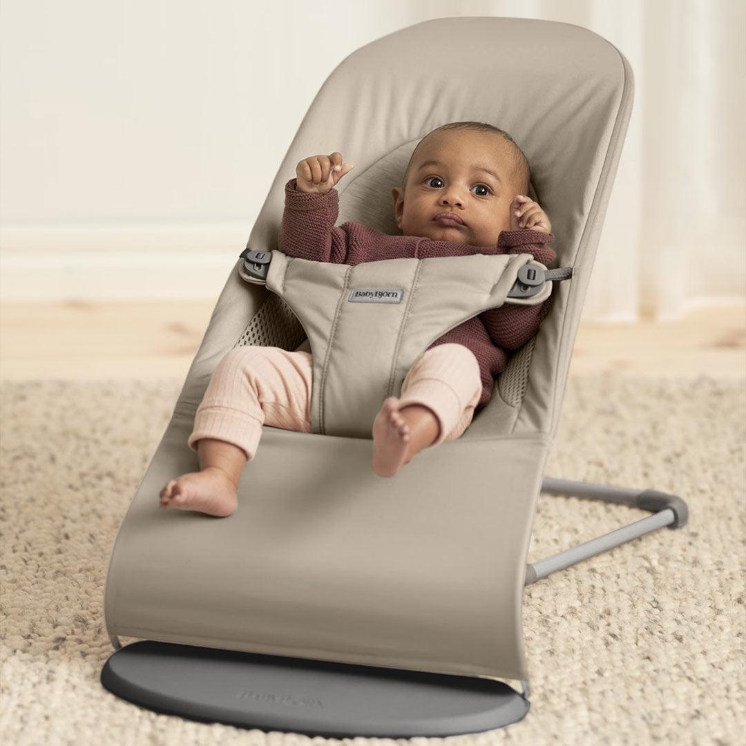 BabyBjorn Bliss Tri-Fabric - Sand Gray