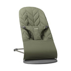 BabyBjörn Bliss Woven Petal Quilt Baby Bouncer - Dark Green