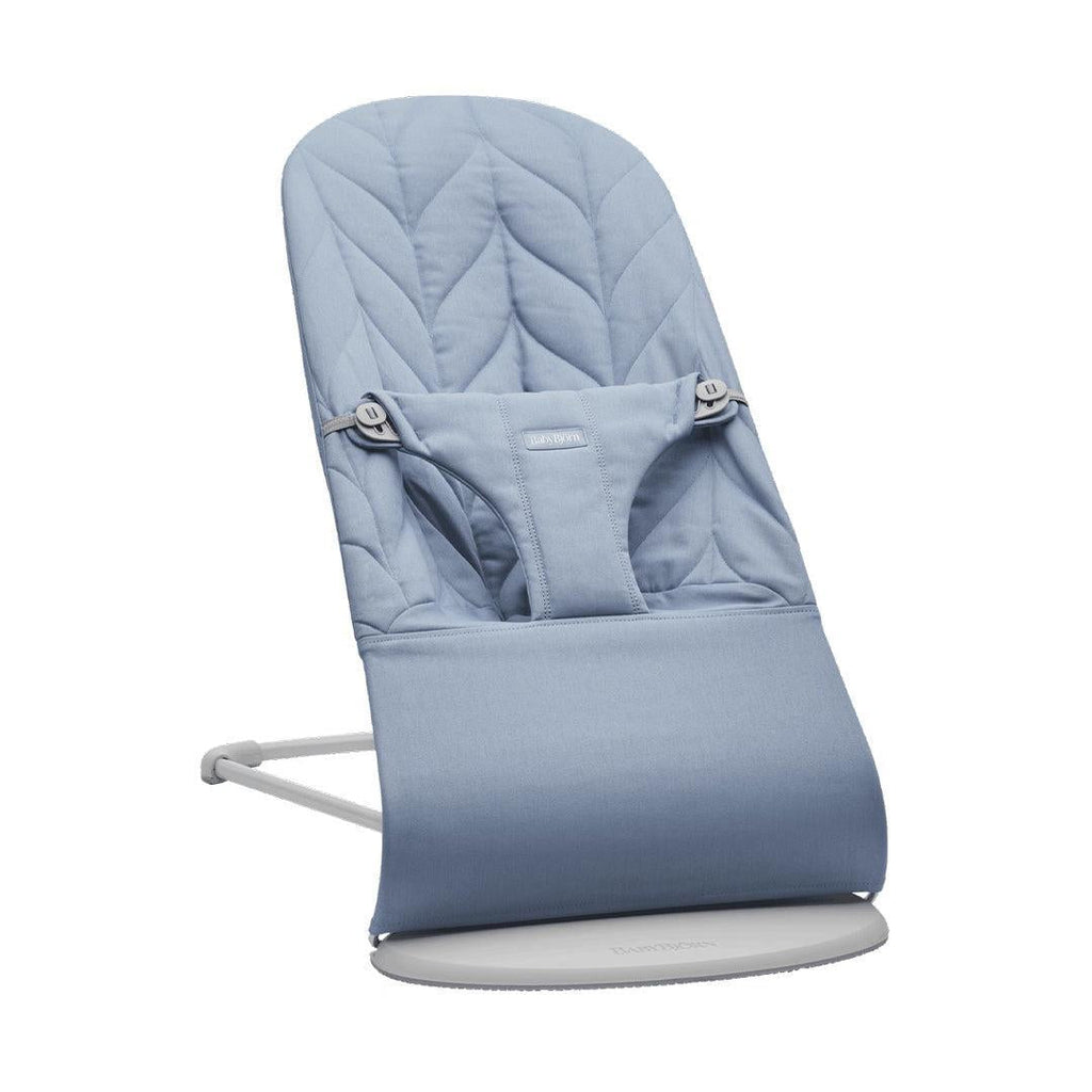 BabyBjörn Bliss Woven Petal Quilt Baby Bouncer - Blue
