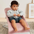 BabyBjörn Bliss Woven Petal Quilt Baby Bouncer - Dusty Pink