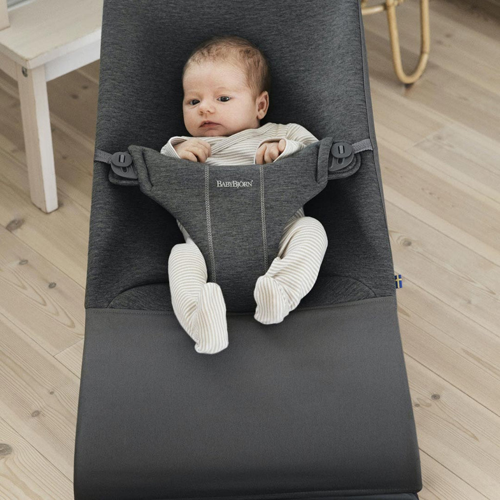 BabyBjorn Bouncer Bliss - 3D Jersey - Charcoal Grey