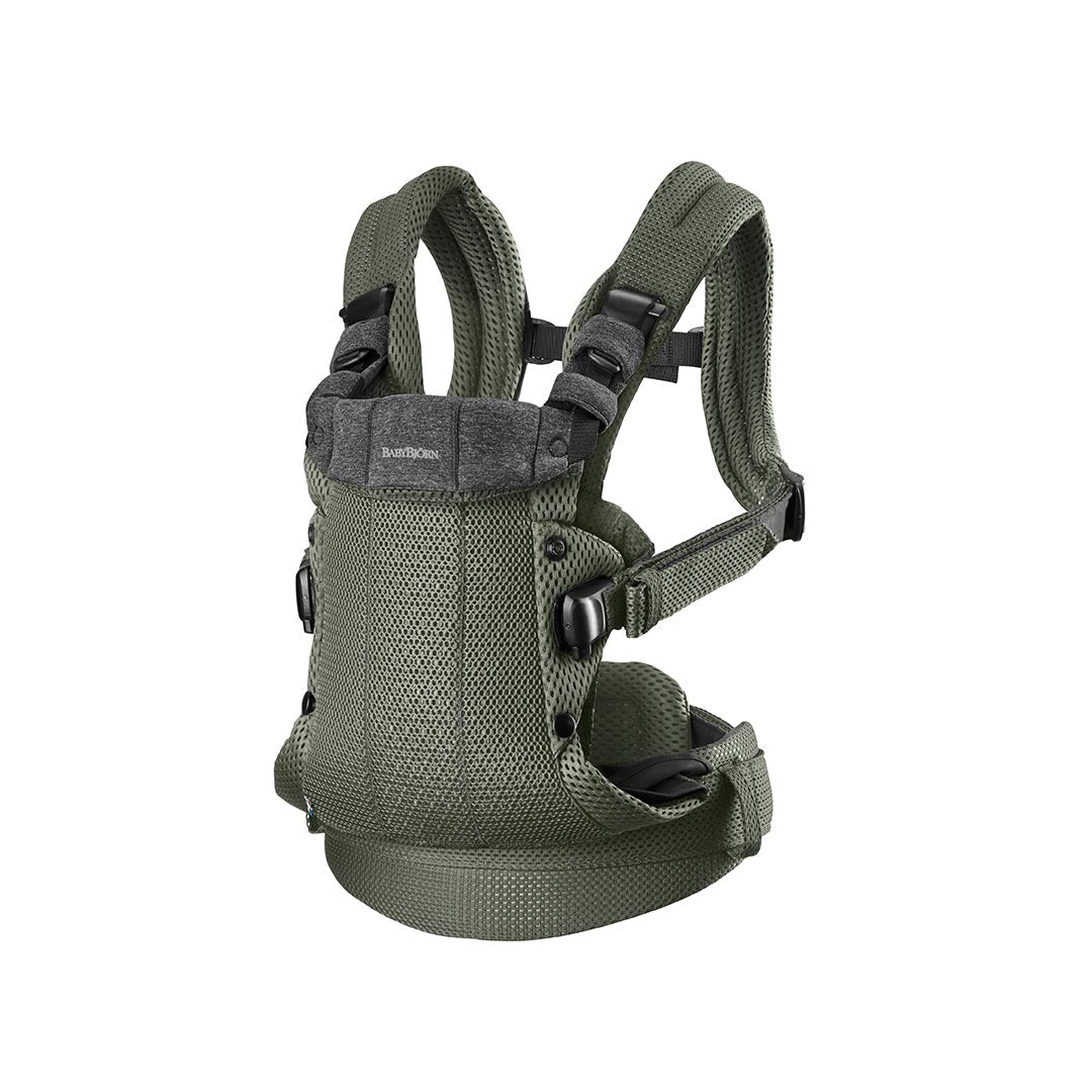 Outlet - BabyBjörn Harmony Baby Carrier - Dark Green - 3D Mesh