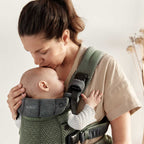Outlet - BabyBjörn Harmony Baby Carrier - Dark Green - 3D Mesh