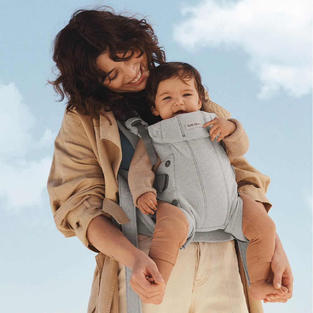 BabyBjörn Harmony Woven Mélange - Light Grey