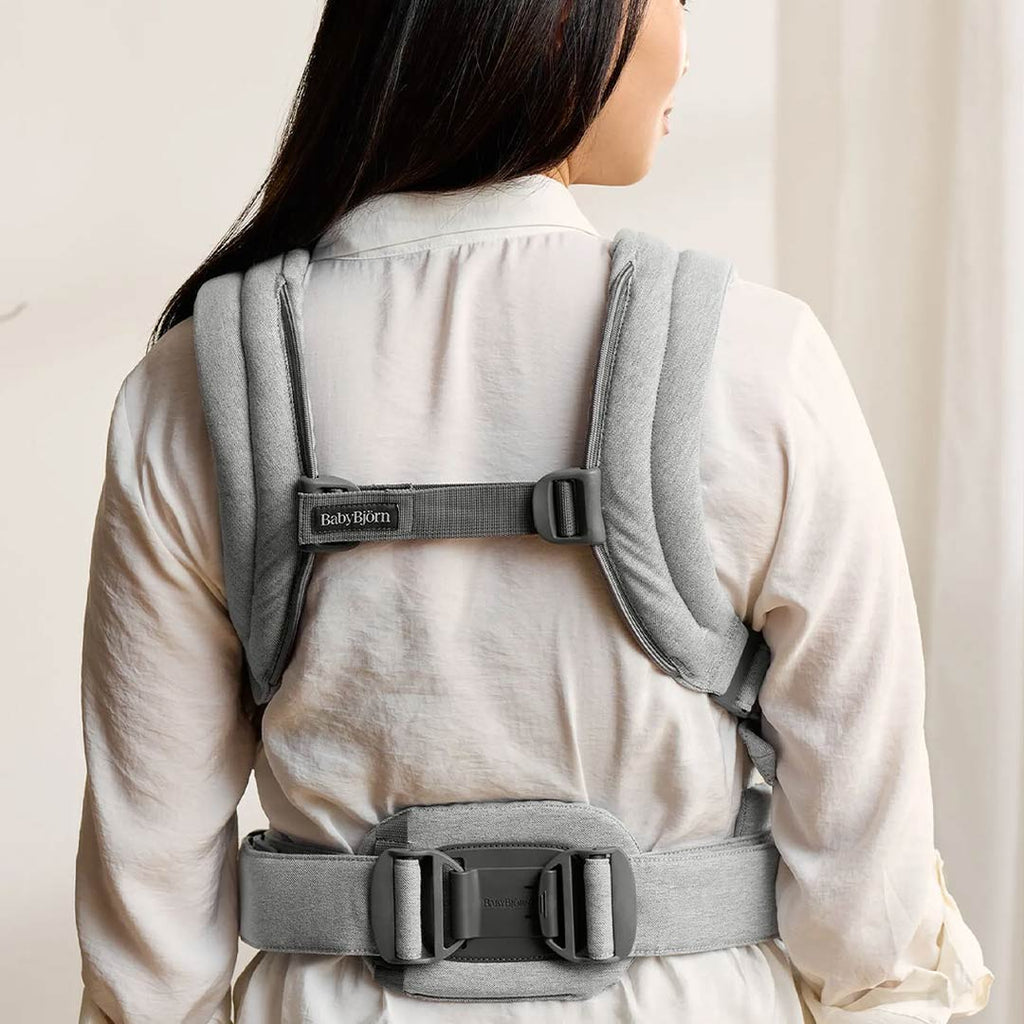 BabyBjörn Harmony Woven Mélange - Light Grey