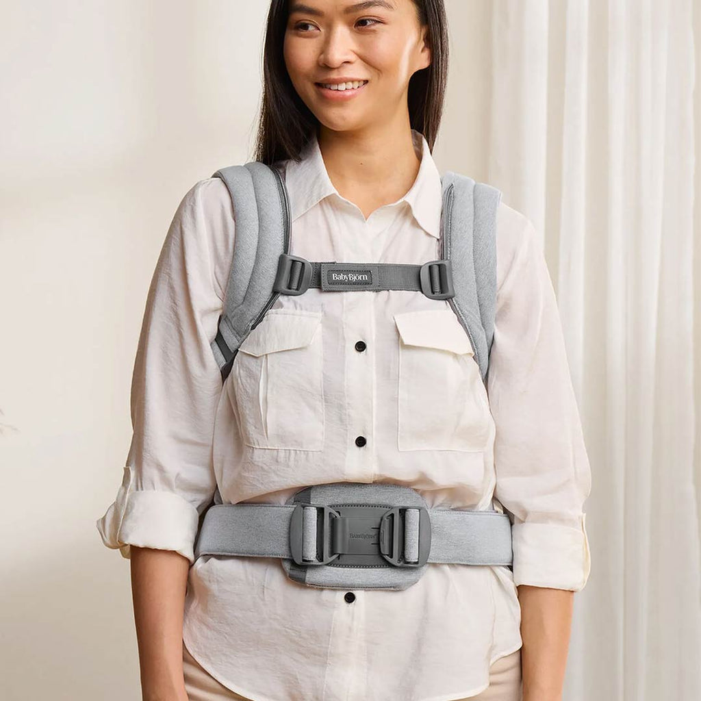 BabyBjörn Harmony Woven Mélange - Light Grey
