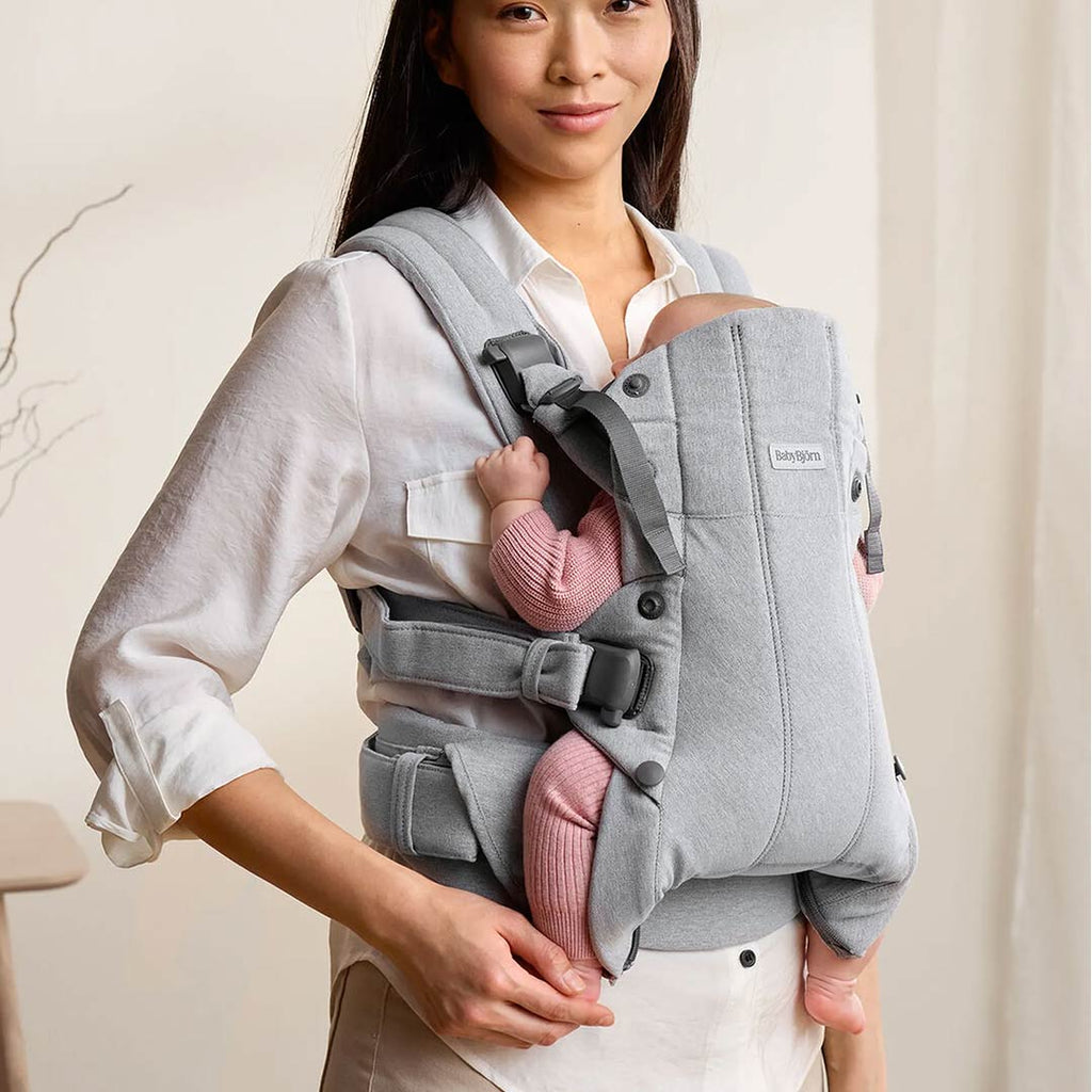 BabyBjörn Harmony Woven Mélange - Light Grey