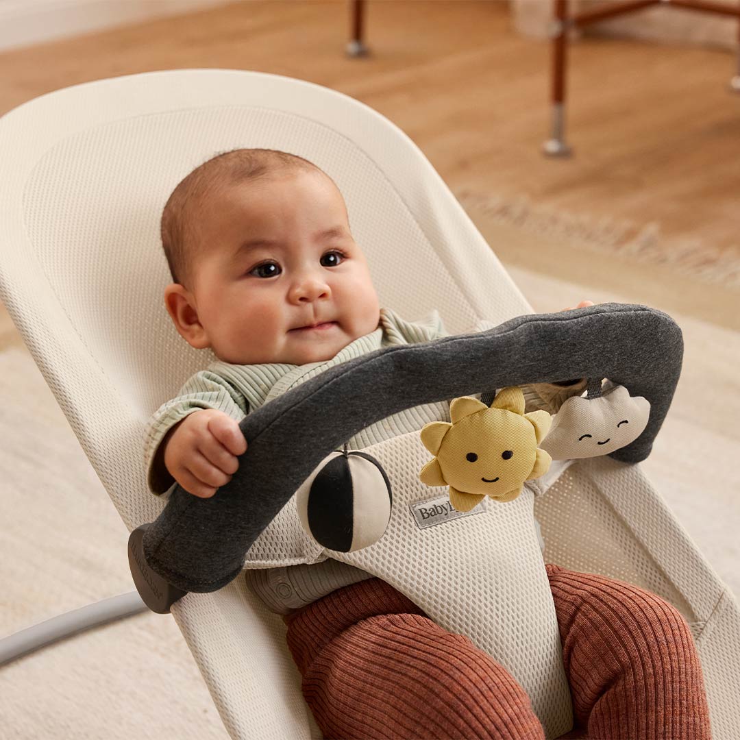 BabyBjörn Sunny Friends Toy Bar - Charcoal Grey