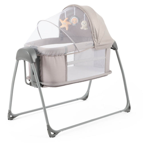 BabyStyle Oyster Home Swinging Crib - Stone 1