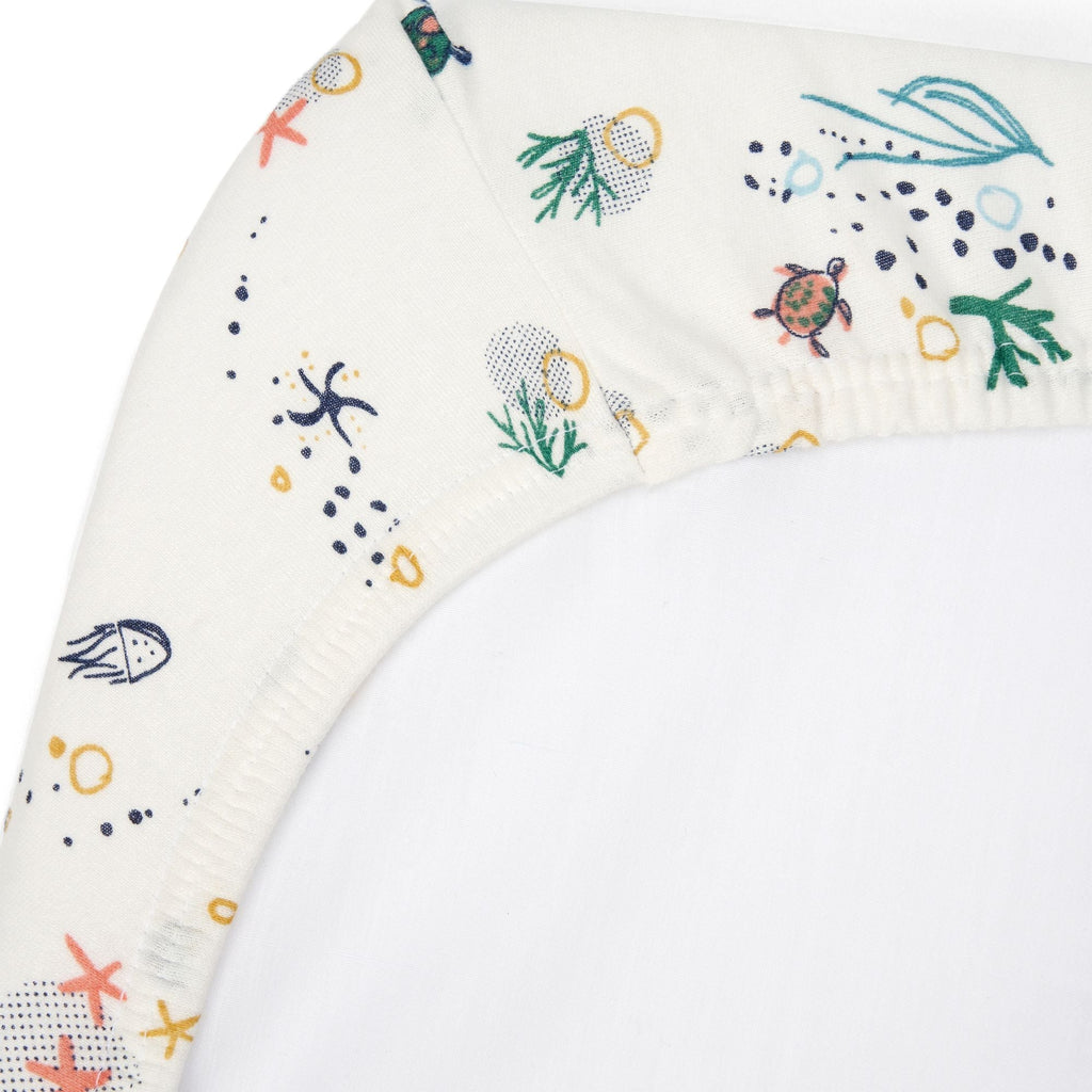 Tutti Bambini Cot Bed Fitted Sheets 2pk - Our Planet